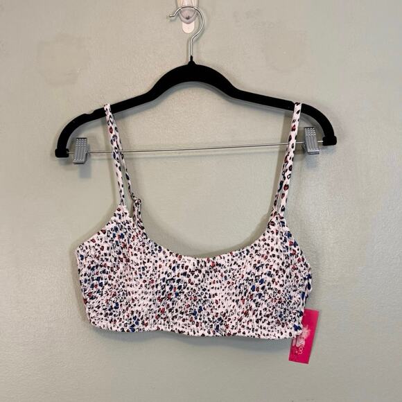 Xhilaration 2pc Bikini Set Girls 12-14 XL White Multicolor Padded Chic Beach NWT - Picture 2 of 16